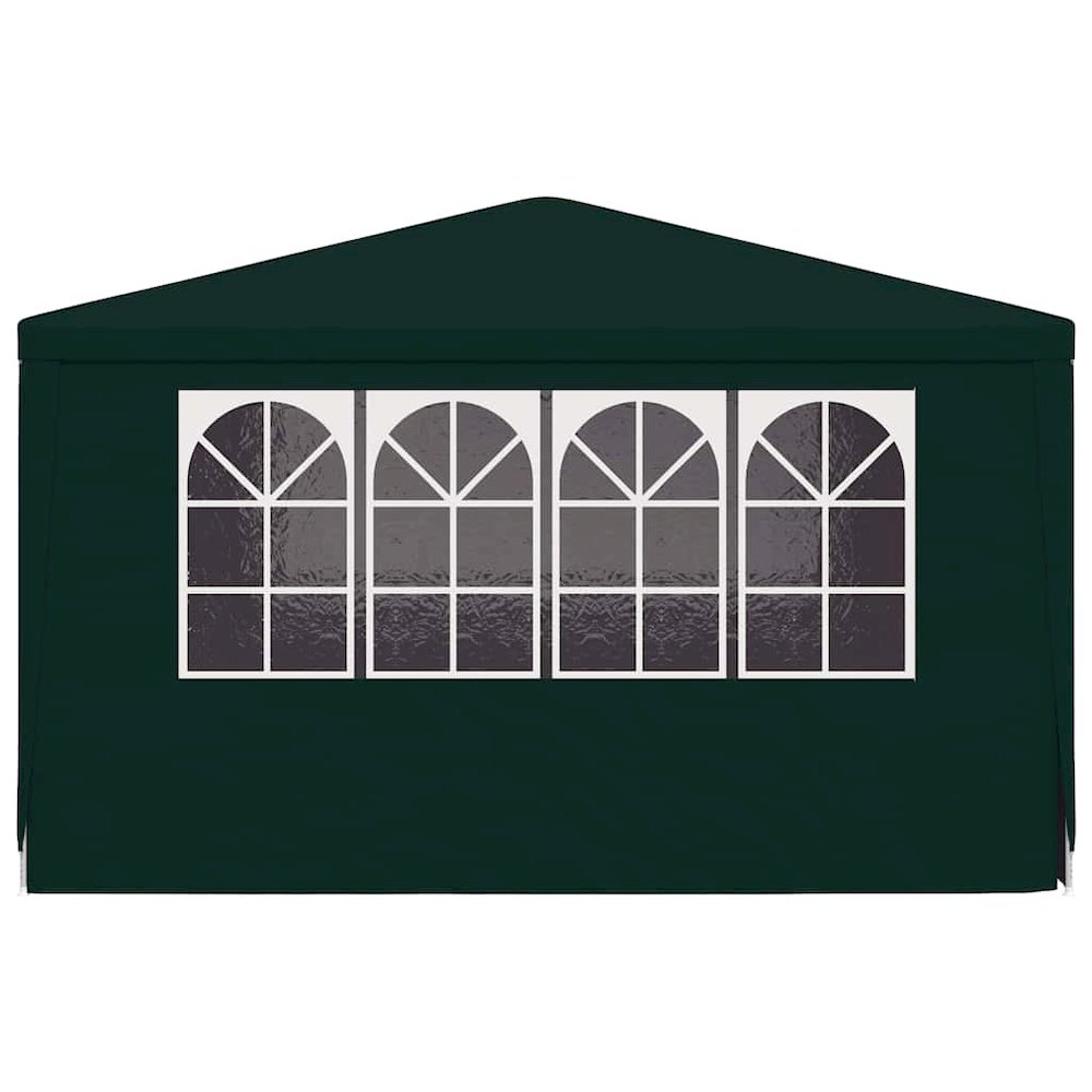 Party Tent Green Polyethylene, Steel Large Collapsible. Picture 6