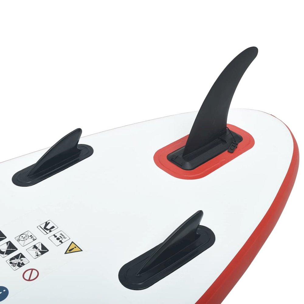 Stand Up Paddle Board Set SUP Surfboard Inflatable Red and White. Picture 5