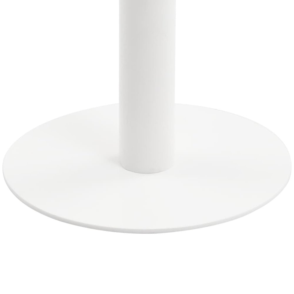 Bistro Table Light brown and white MDF, steel Compact Simplistic. Picture 3