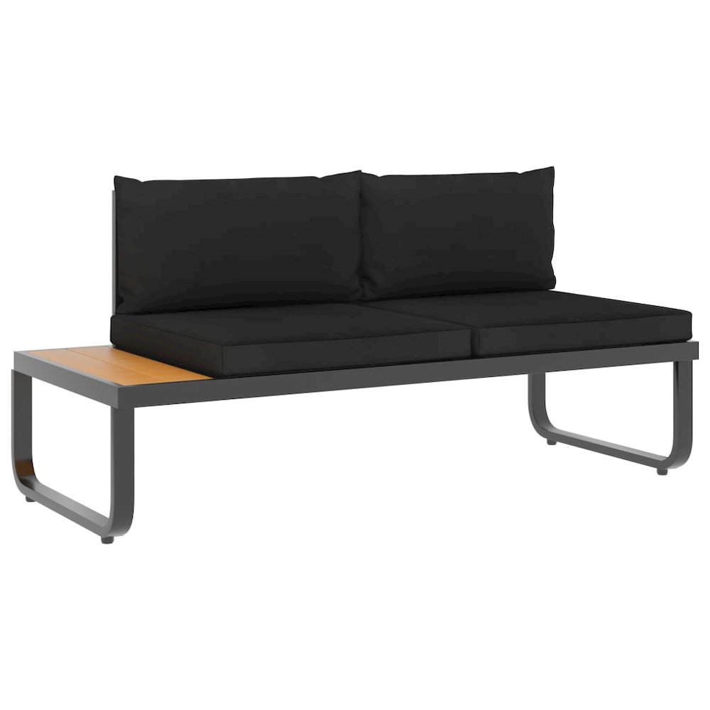 Patio Sofa Dark gray and brown. Picture 4