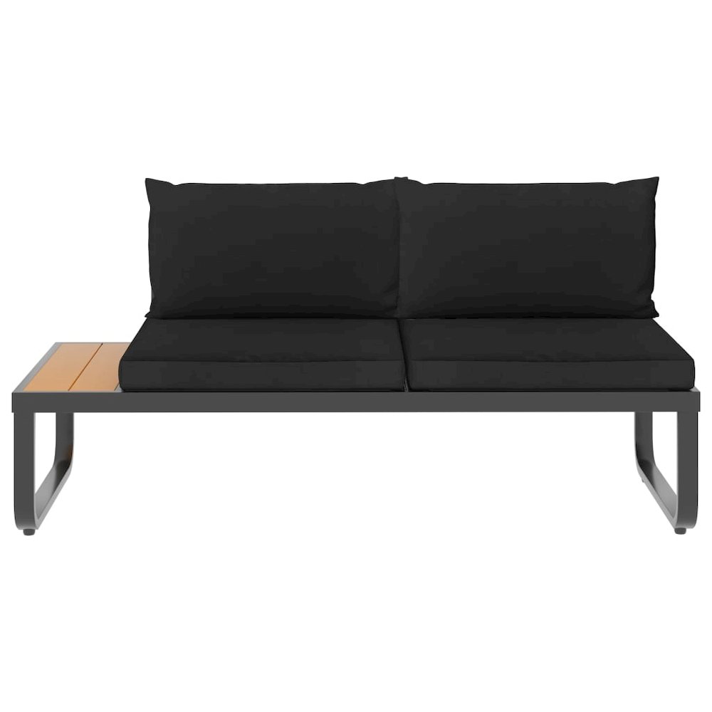 Patio Sofa Dark gray and brown. Picture 5