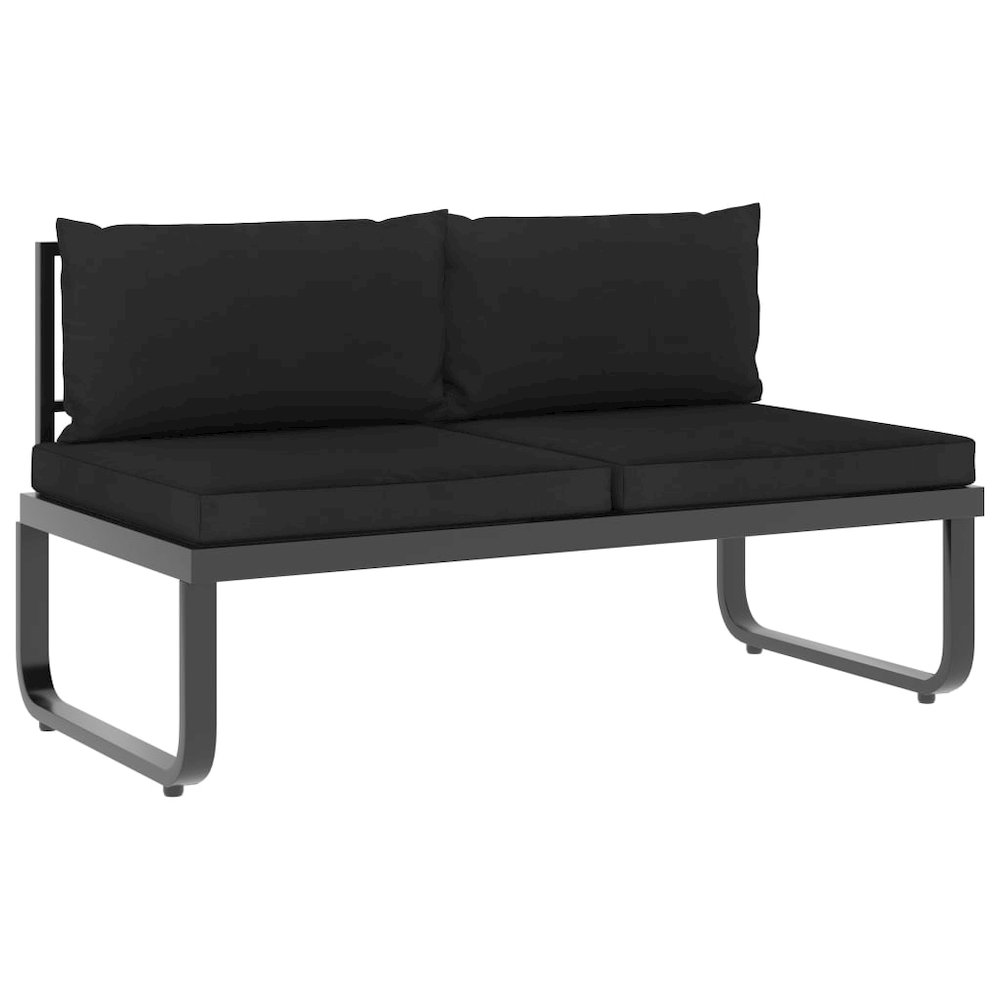 Patio Sofa Dark gray and brown. Picture 6