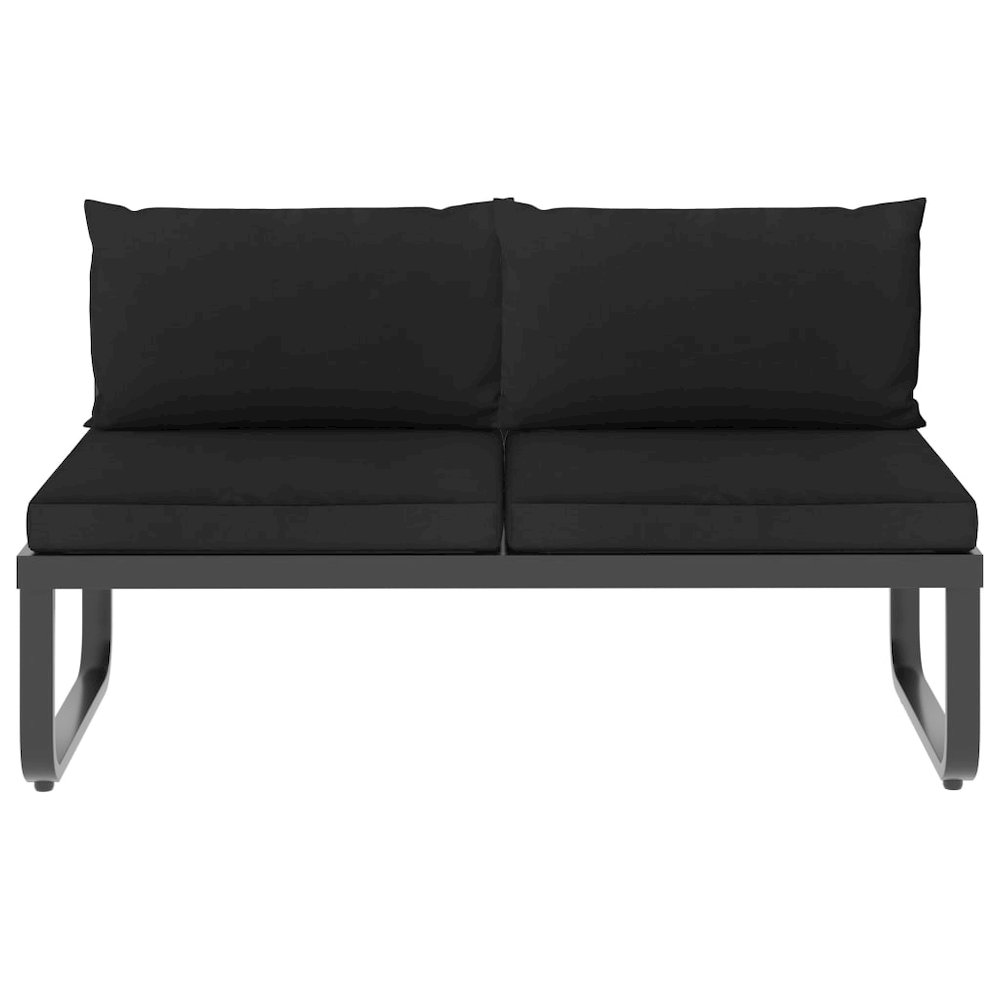 Patio Sofa Dark gray and brown. Picture 7