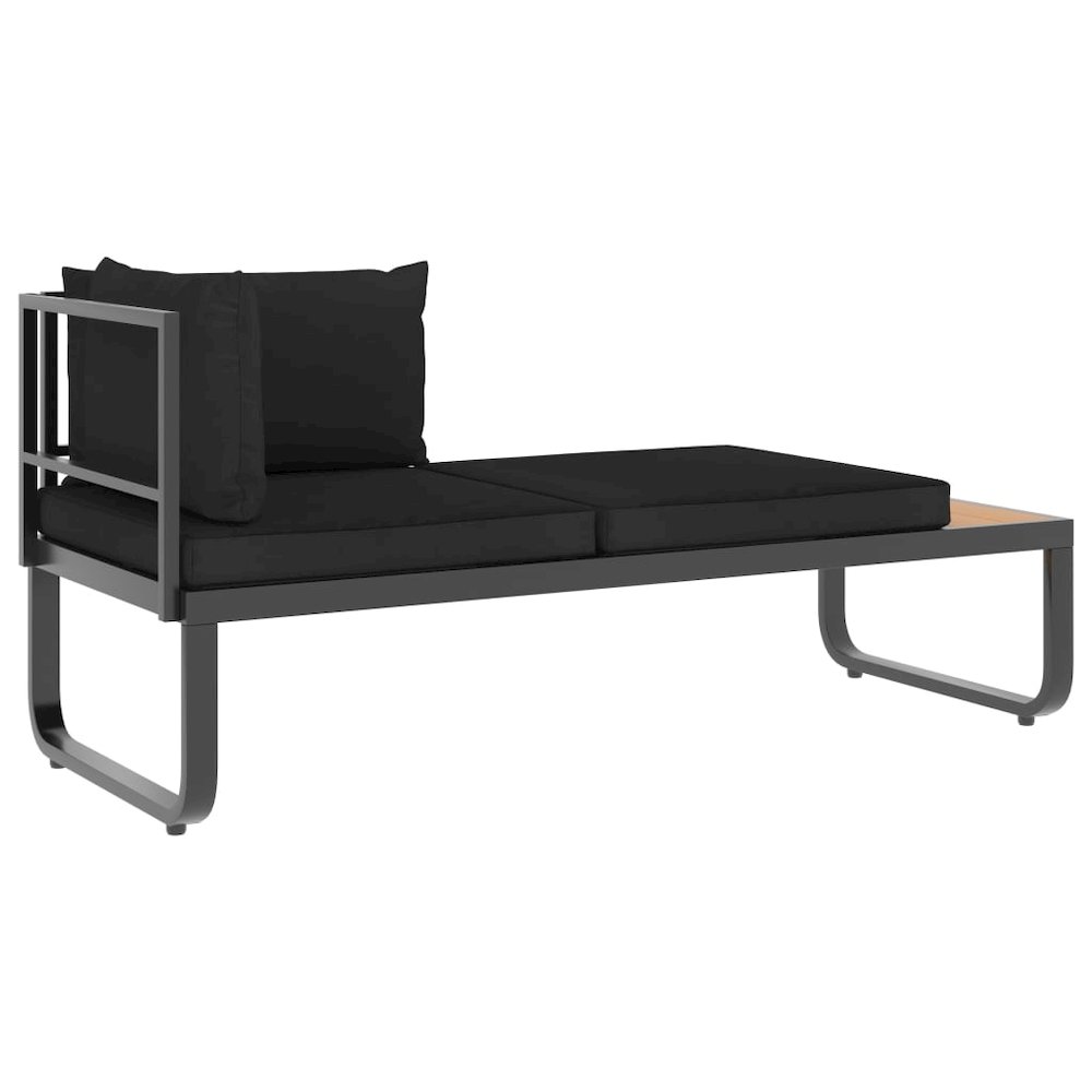 Patio Sofa Dark gray and brown. Picture 8