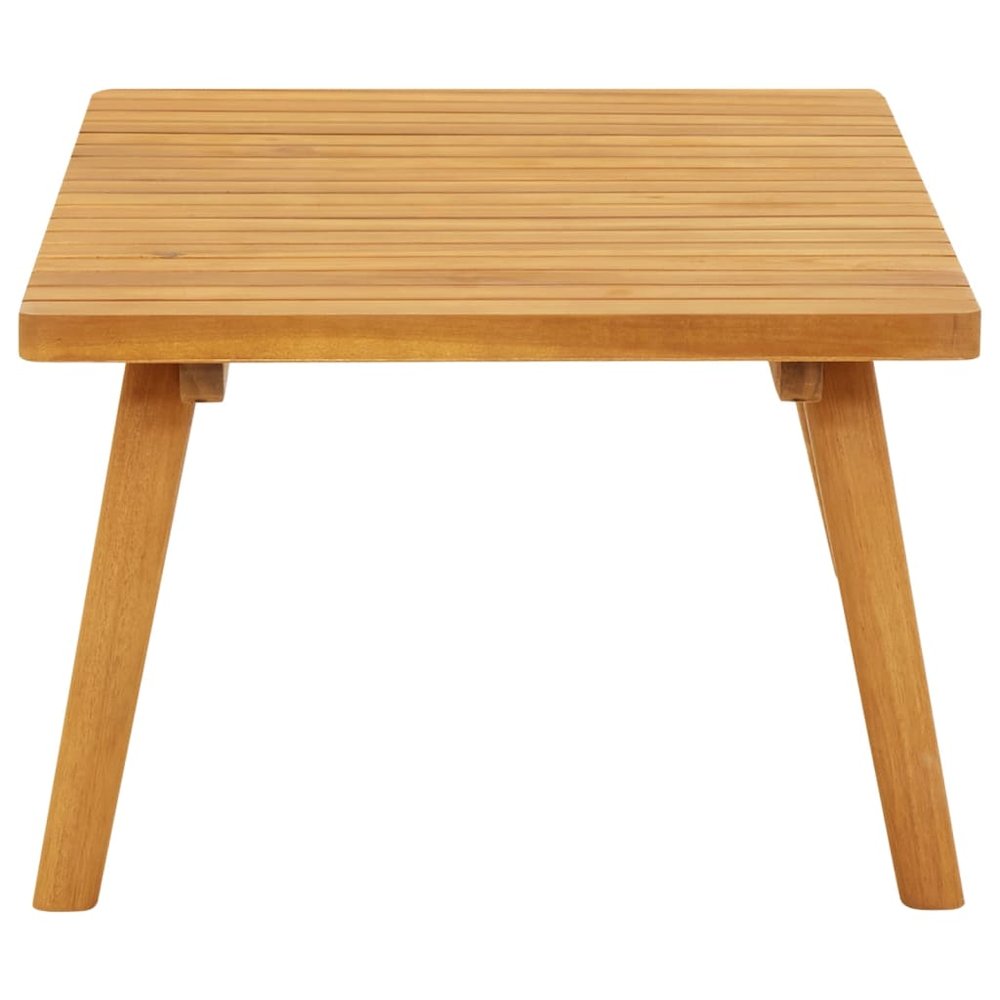 Garden Coffee Table Golden brown Solid acacia wood. Picture 3