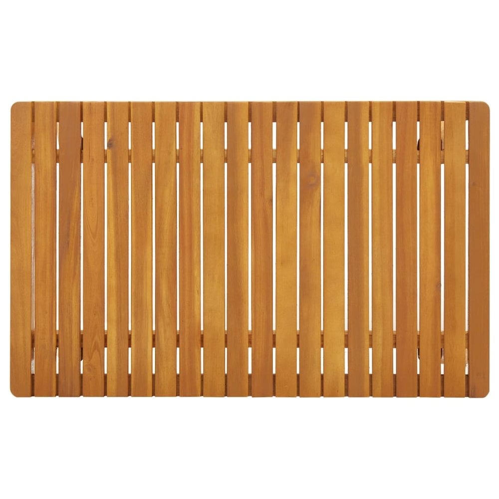 Garden Coffee Table Golden brown Solid acacia wood. Picture 4