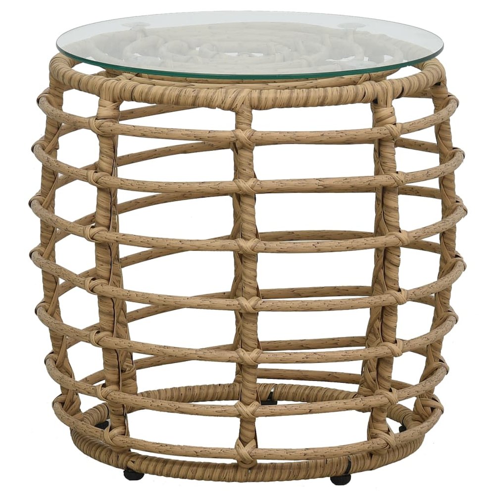 Bistro Set Oak, Black, Transparent. Picture 2