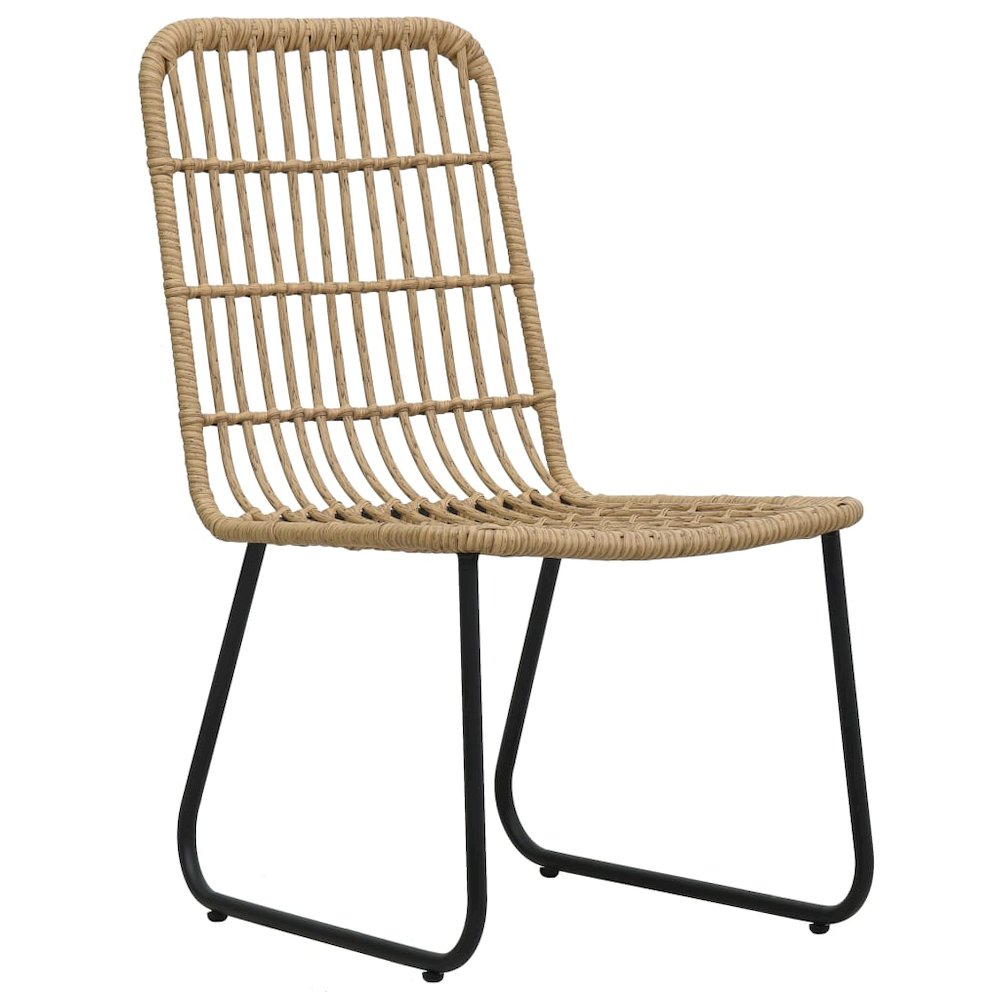 Bistro Set Oak, Black, Transparent. Picture 4