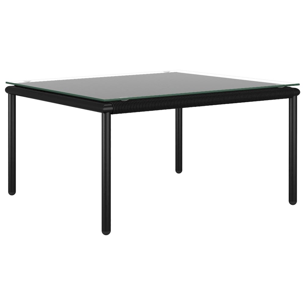 Garden Lounge Set Black and Anthracite. Picture 4