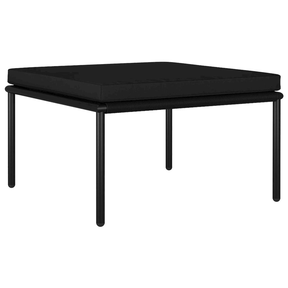 Garden Lounge Set Black and Gray. Picture 4