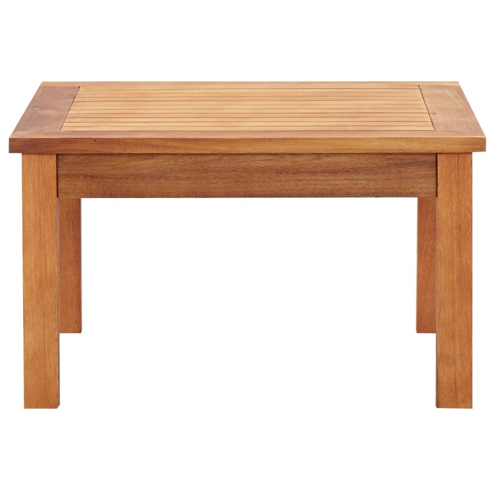 Coffee Table Brown Solid Acacia wood 23.6 in Coffee Table. Picture 2