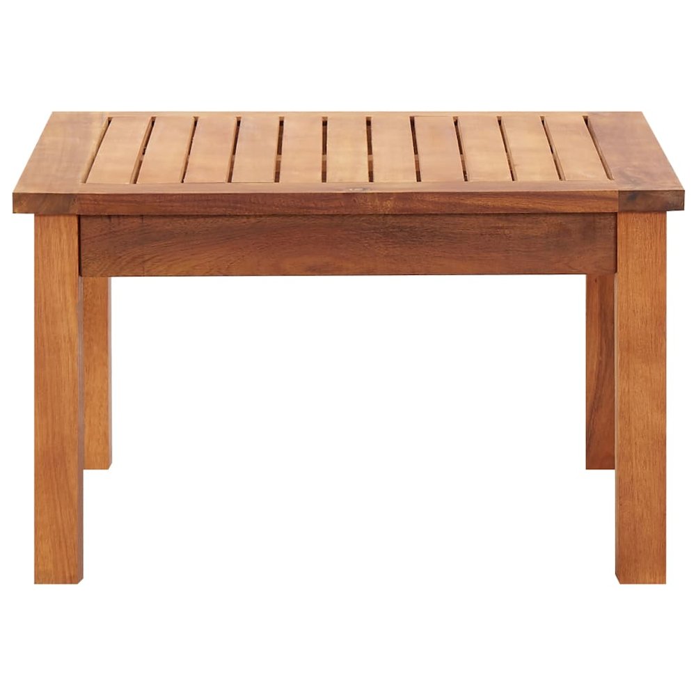 Coffee Table Brown Solid Acacia wood 23.6 in Coffee Table. Picture 3