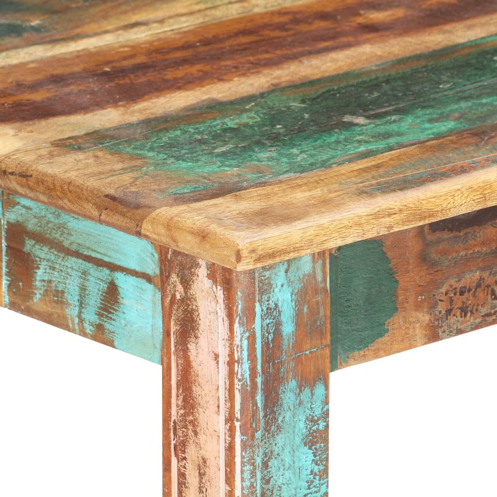 Dining Table Varied, Multicoloured Solid reclaimed wood. Picture 4