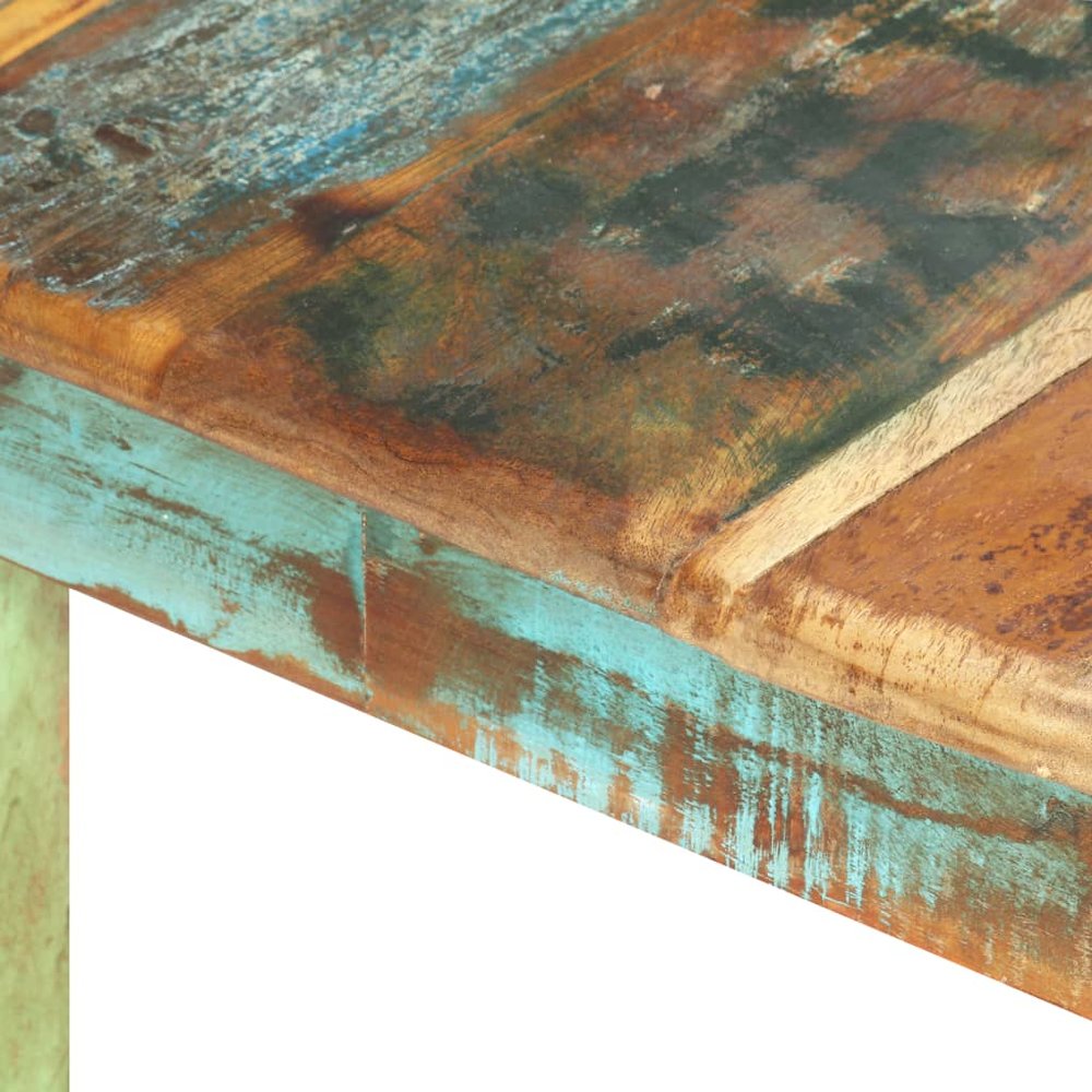 Dining Table Varied, Multicoloured Solid reclaimed wood. Picture 5