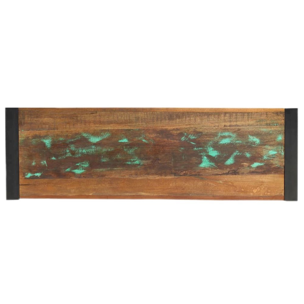 Console Table Multicolor Solid reclaimed wood and steel. Picture 3