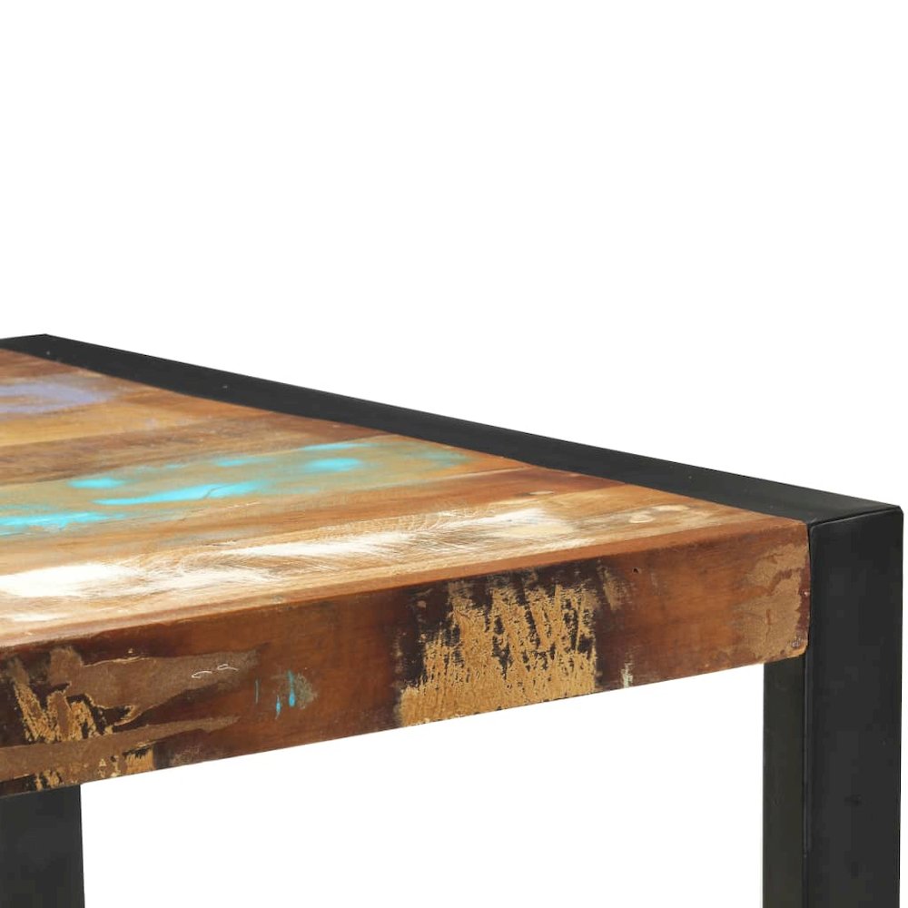 Console Table Multicolor Solid reclaimed wood and steel. Picture 4