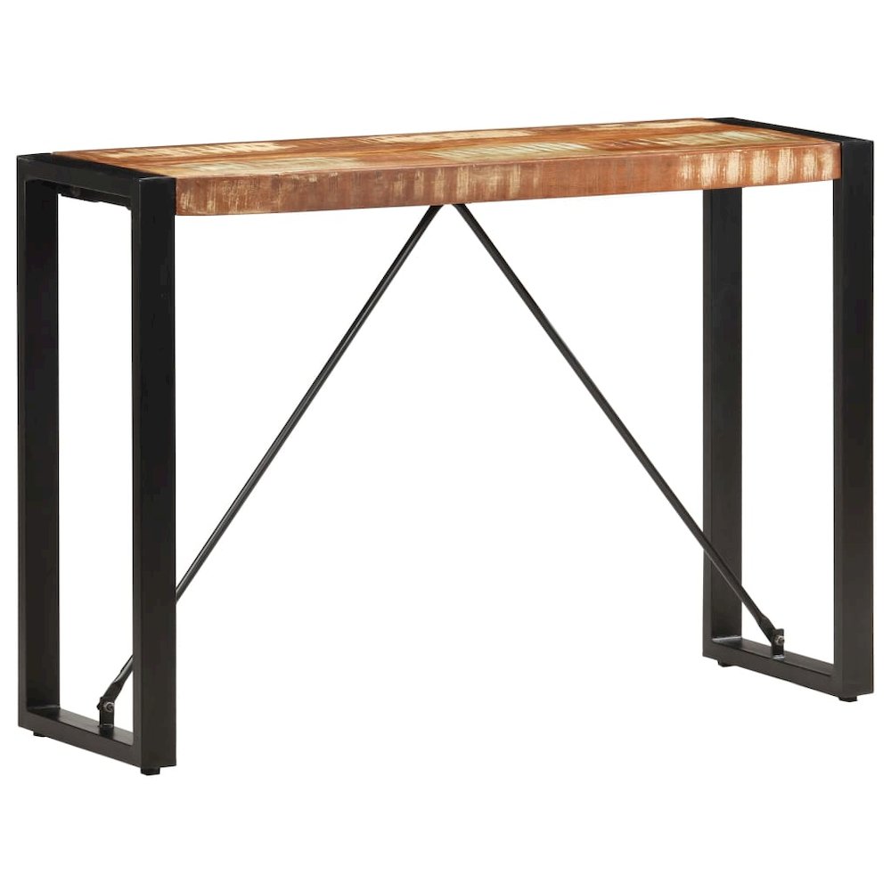 Console Table Multicolor Solid reclaimed wood and steel. Picture 9