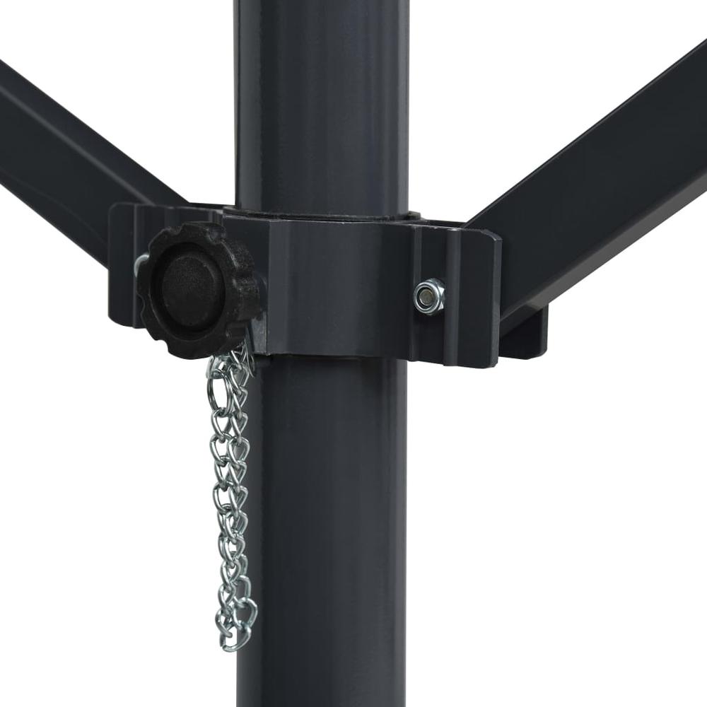 Awning Anthracite Powder-coated steel, 100% polyester 197 x 118 in. Picture 6