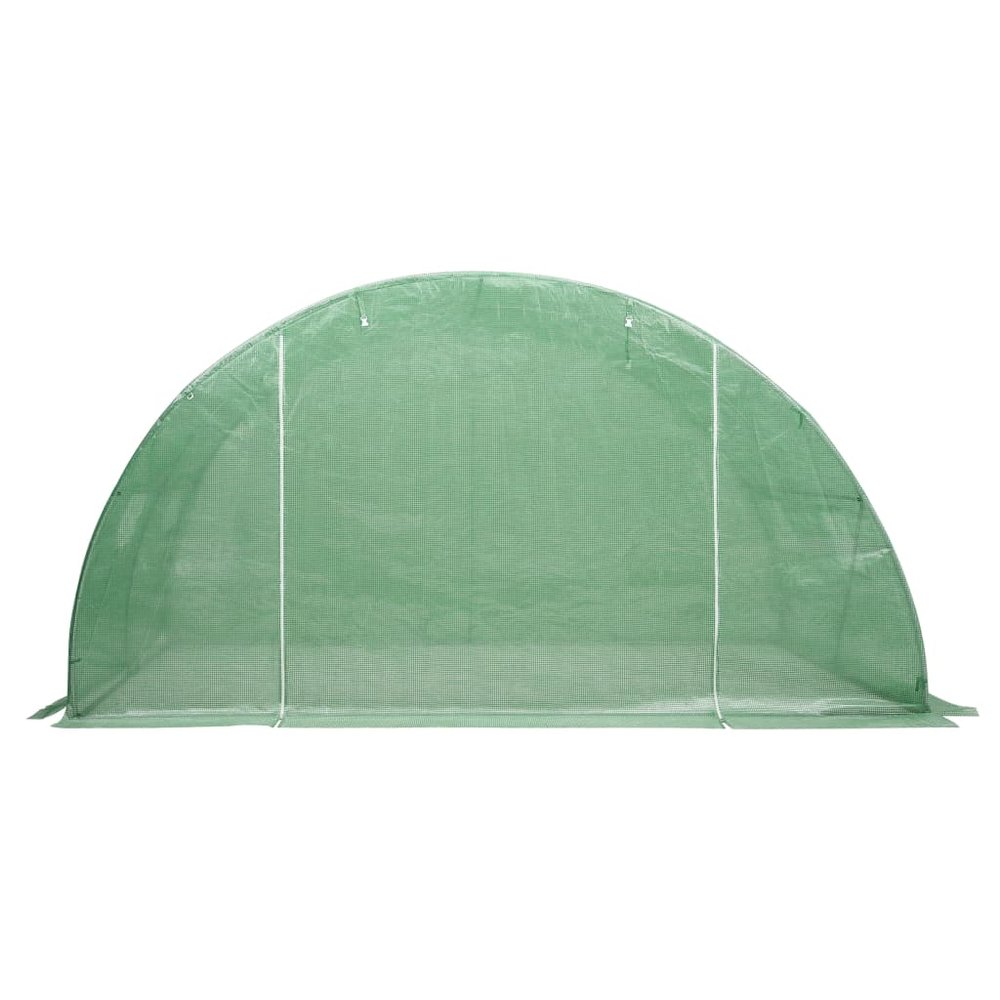 Greenhouse Green PE mesh fabric, galvanized steel 172.2 sq. ft.. Picture 3