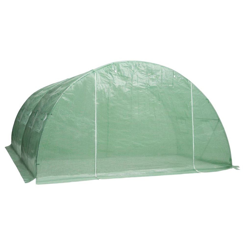 Greenhouse Green PE mesh fabric, galvanized steel 172.2 sq. ft.. Picture 4