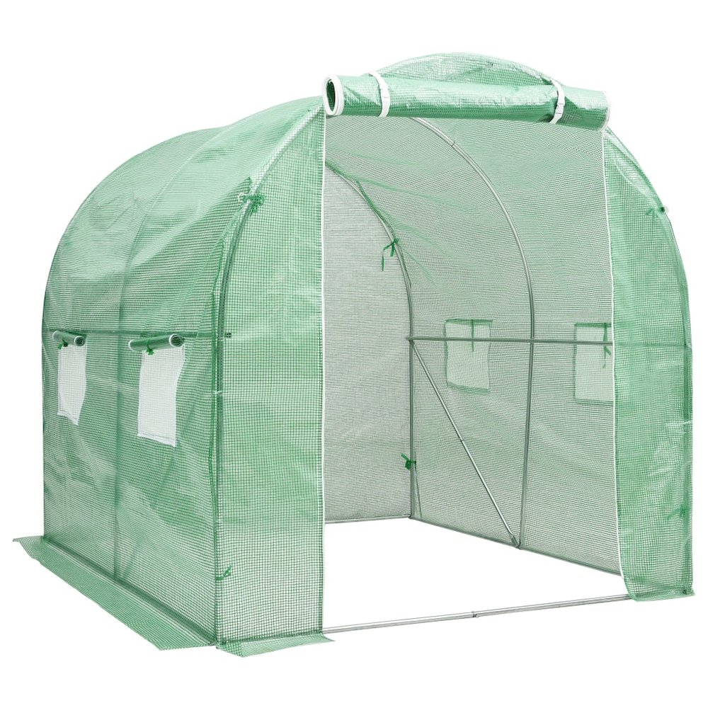 Greenhouse Green Galvanized steel, PE mesh fabric Medium. Picture 2
