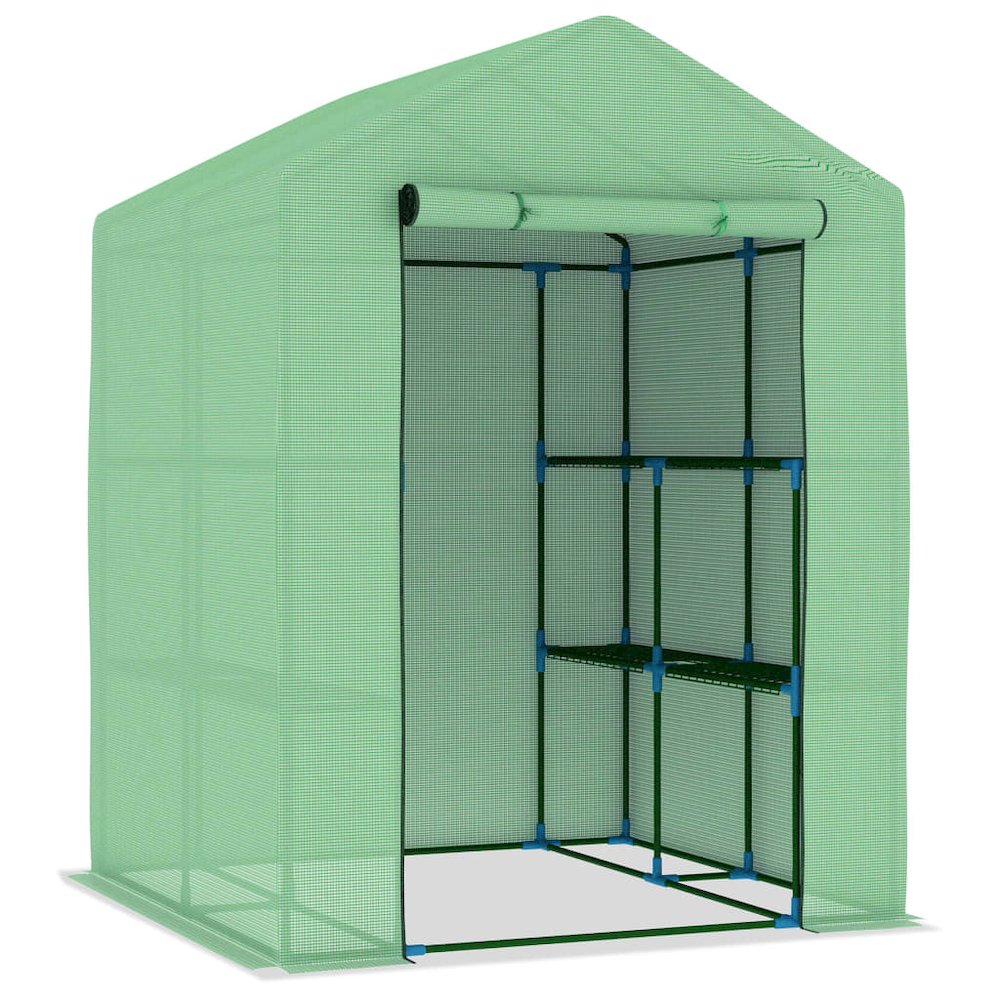 Greenhouse Green Polyethylene mesh fabric Large Shelving. Picture 3