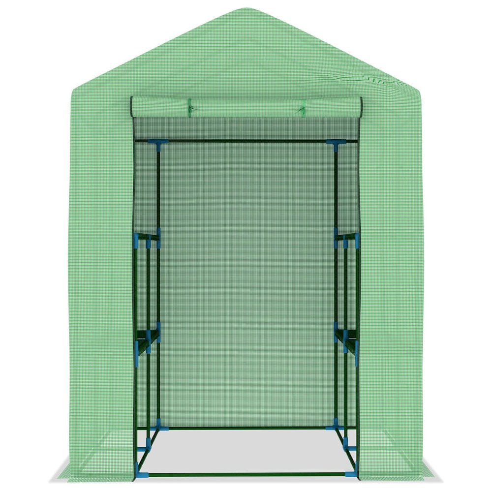 Greenhouse Green Polyethylene mesh fabric Large Shelving. Picture 4