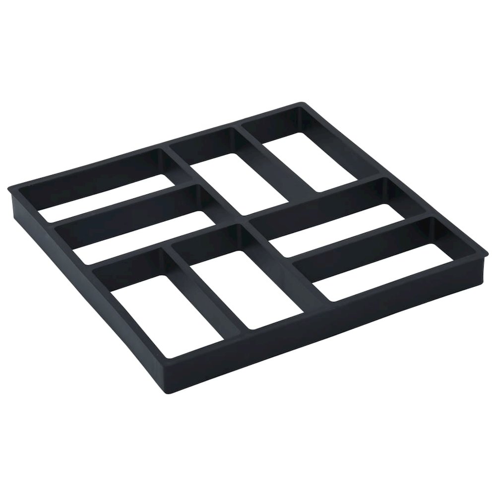 vidaXL Pavement Moulds 2 pcs 15.7"x15.7"x1.6" Plastic 8610. Picture 2