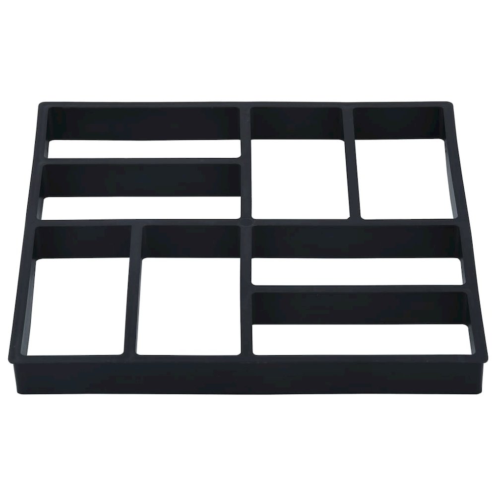 vidaXL Pavement Moulds 2 pcs 15.7"x15.7"x1.6" Plastic 8610. Picture 3