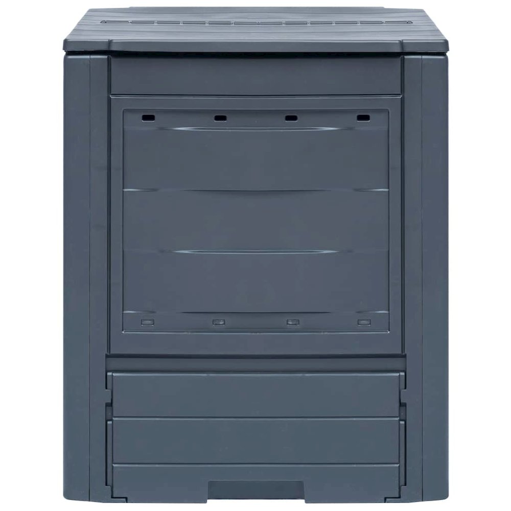 Garden Composter Grey Plastic 137.1 gal UV-resistant materials. Picture 2