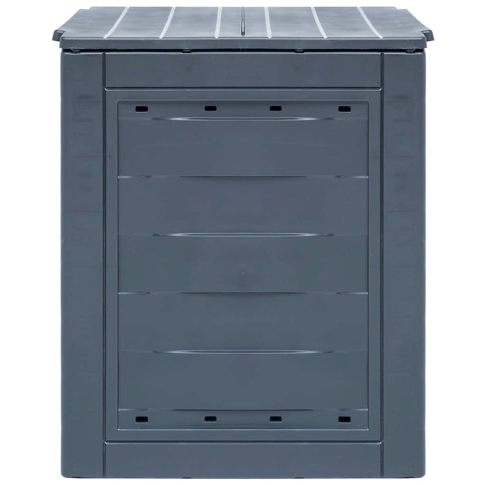 Garden Composter Grey Plastic 137.1 gal UV-resistant materials. Picture 3