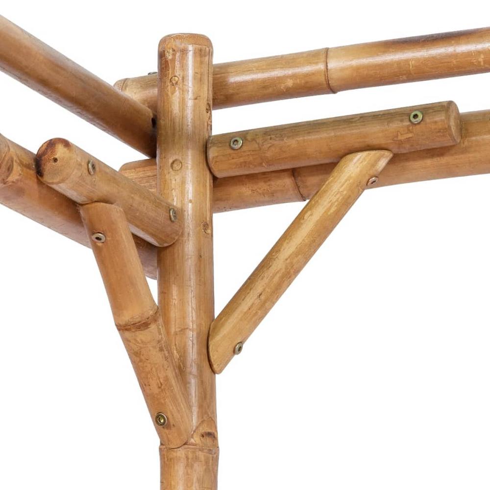 Pergola Natural Bamboo 67.0 x 67.0 x 86.6 in Tough Pergola. Picture 3