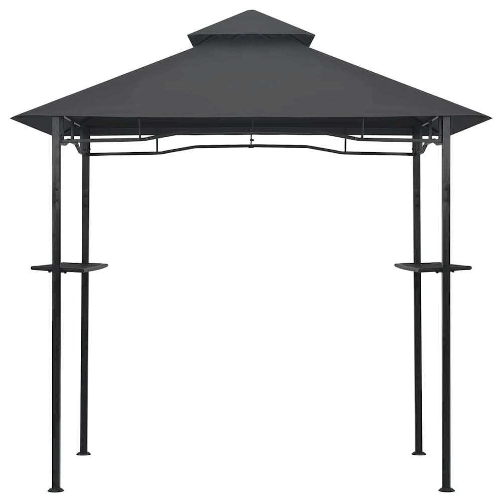 BBQ Gazebo Anthracite Steel, 100% polyester fabric Large. Picture 3