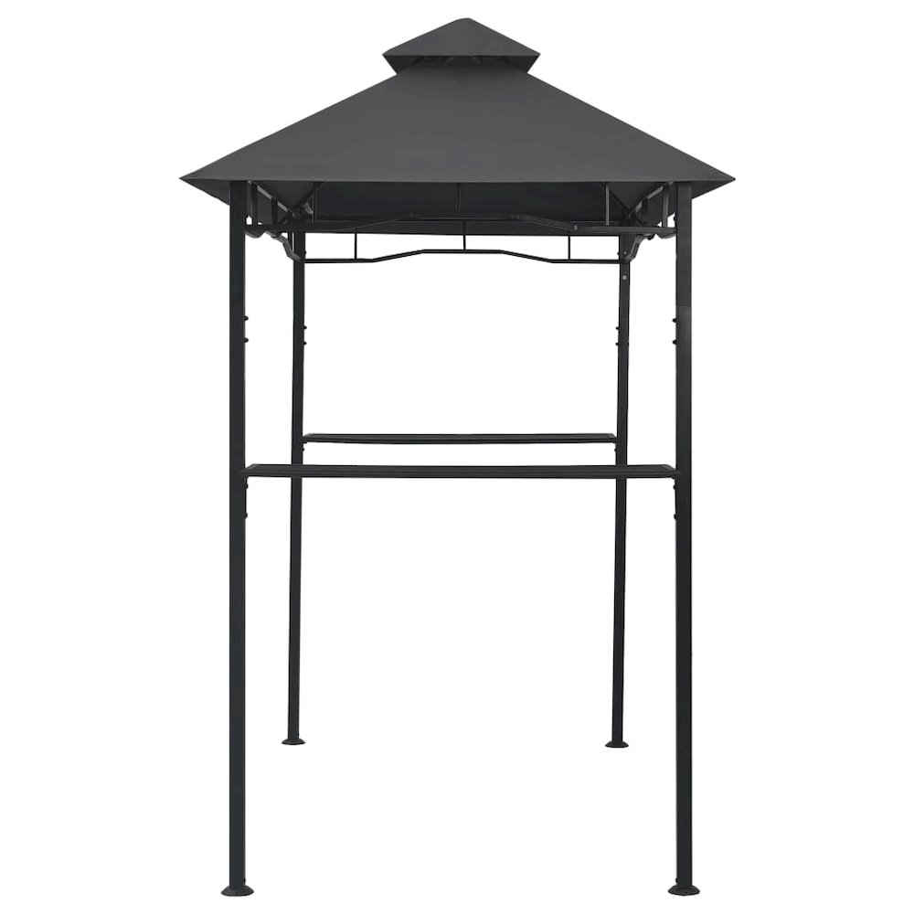 BBQ Gazebo Anthracite Steel, 100% polyester fabric Large. Picture 4