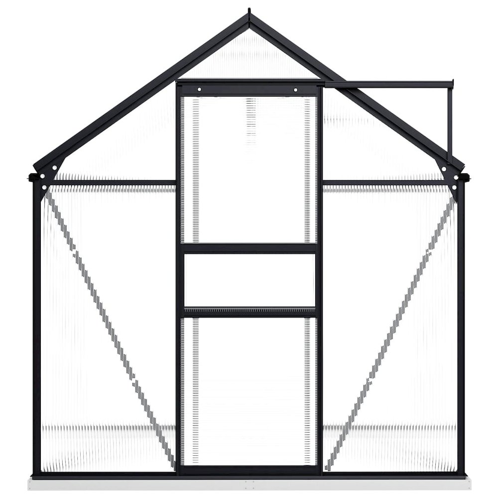 Greenhouse Anthracite and Transparent Aluminum and Polycarbonate. Picture 3