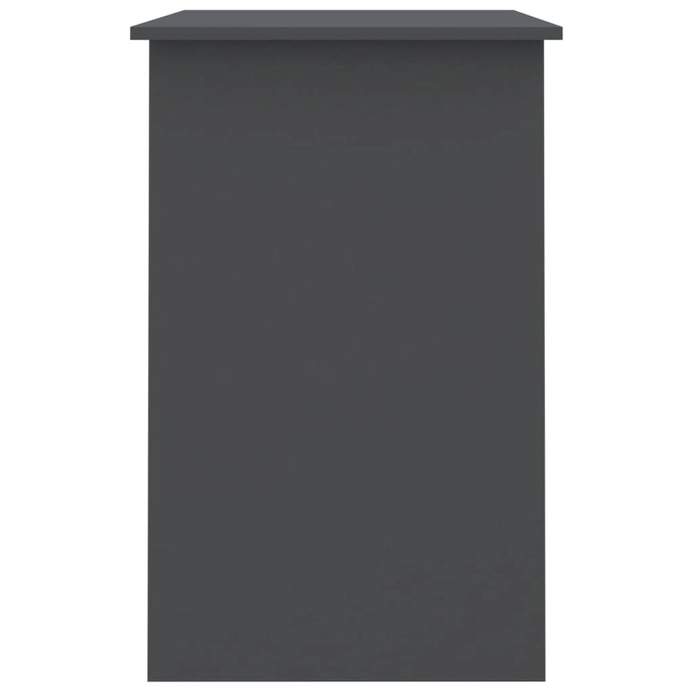 vidaXL Desk Gray 39.4"x19.7"x29.9" Chipboard, 801082. Picture 8