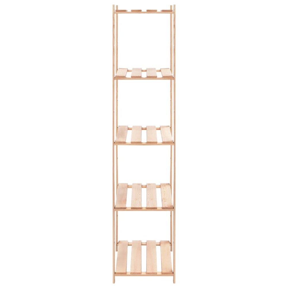 5-Tier Storage Racks 2 pcs 31.5"x15"x66.9" Solid Pinewood 551.2 lb. Picture 5