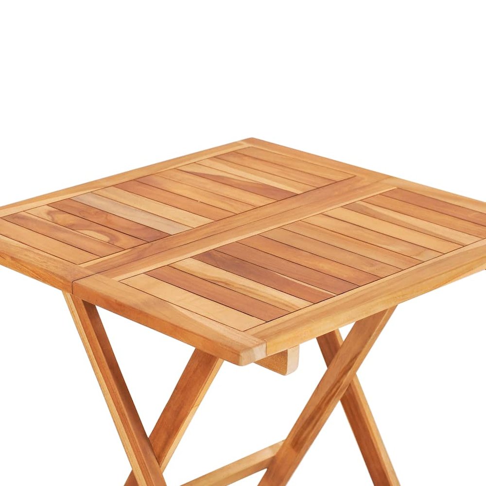 Bistro Set Teak Fine sanded teak hardwood Standard Foldable. Picture 11