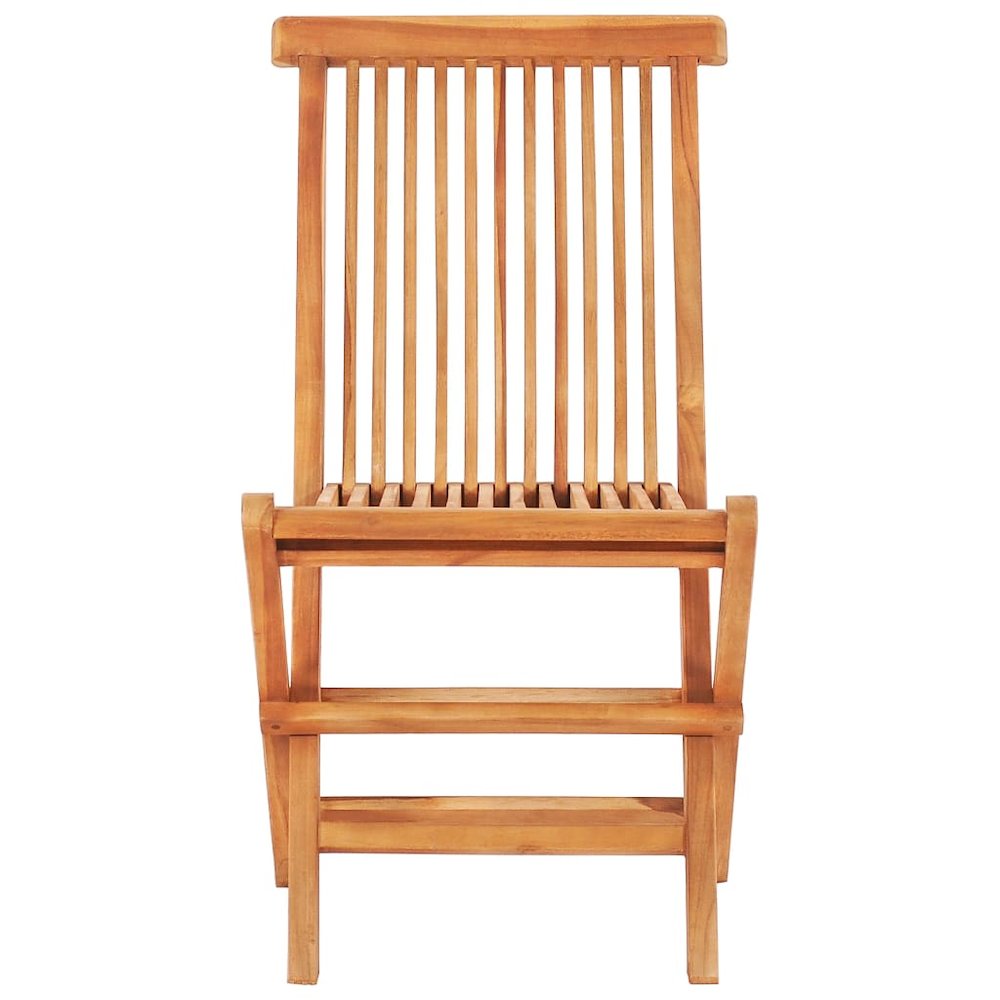 Bistro Set Teak Fine sanded teak hardwood Standard Foldable. Picture 7