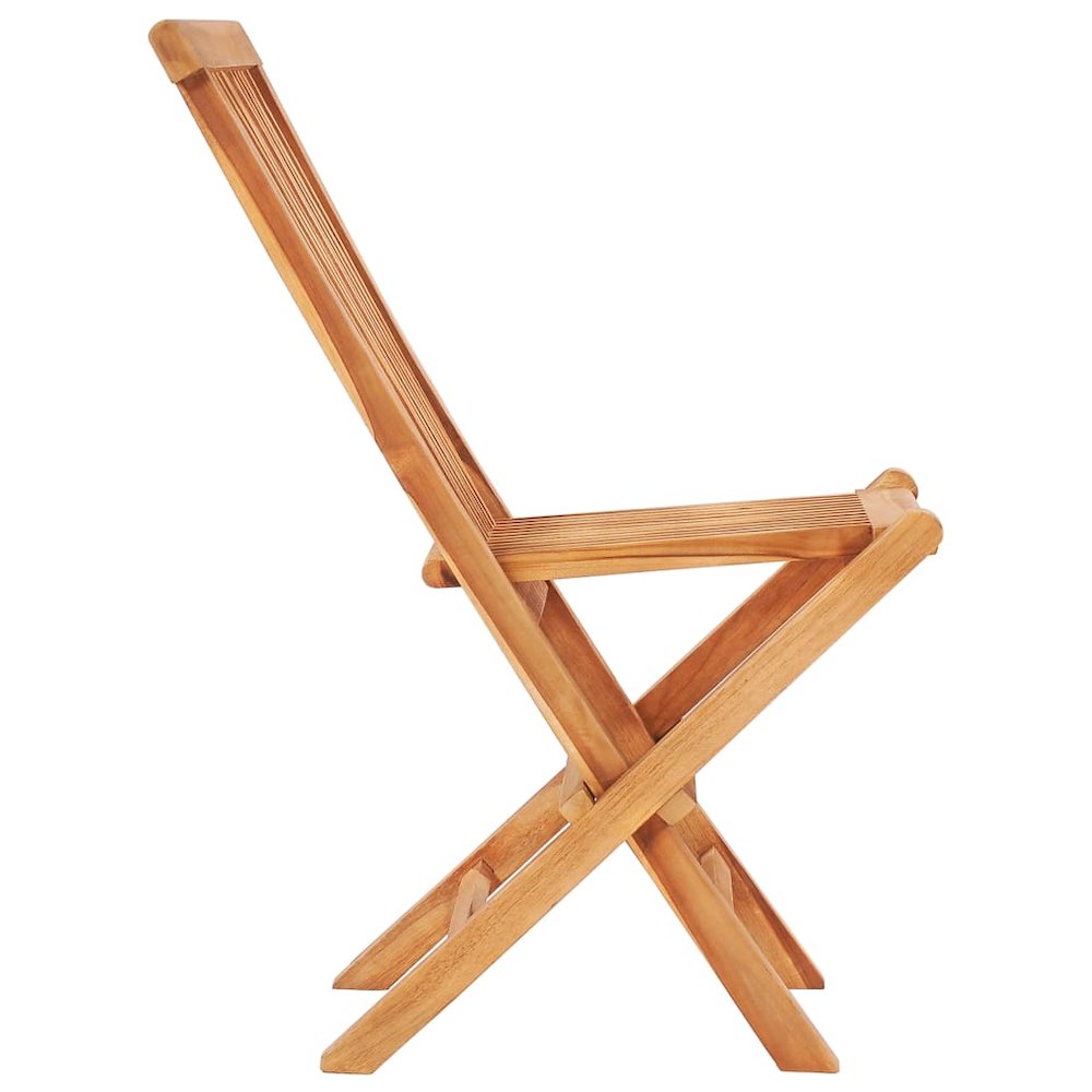 Bistro Set Teak Fine sanded teak hardwood Standard Foldable. Picture 8