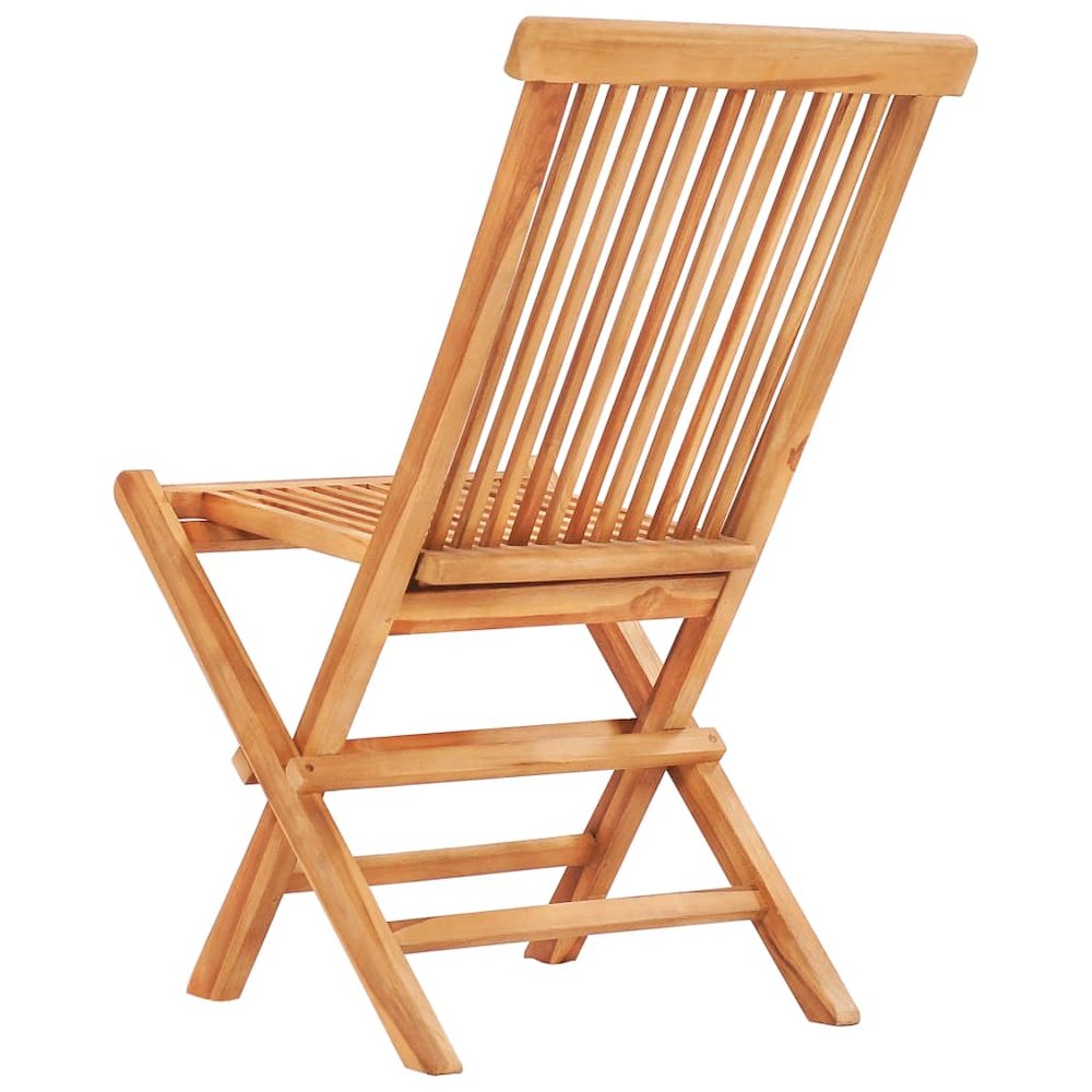 Bistro Set Teak Fine sanded teak hardwood Standard Foldable. Picture 9