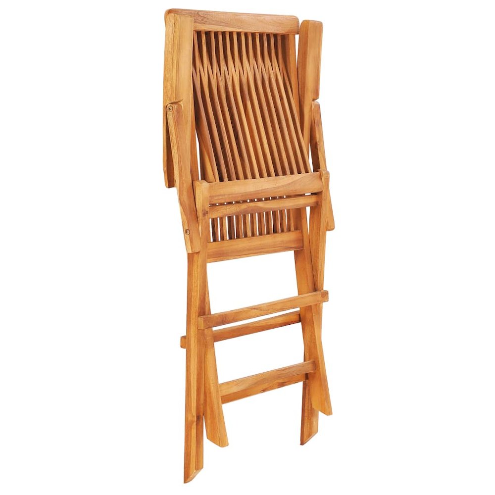 Garden Table And Chair Natural Teak. Picture 12