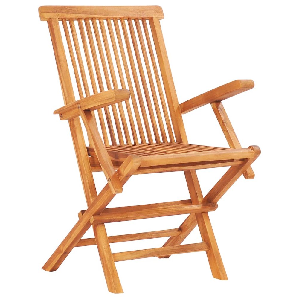 Garden Table And Chair Natural Teak. Picture 7