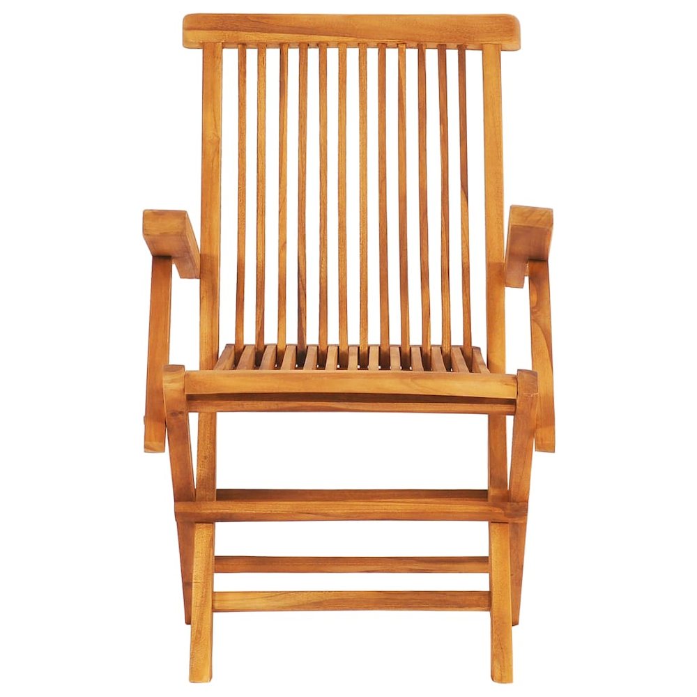 Garden Table And Chair Natural Teak. Picture 8