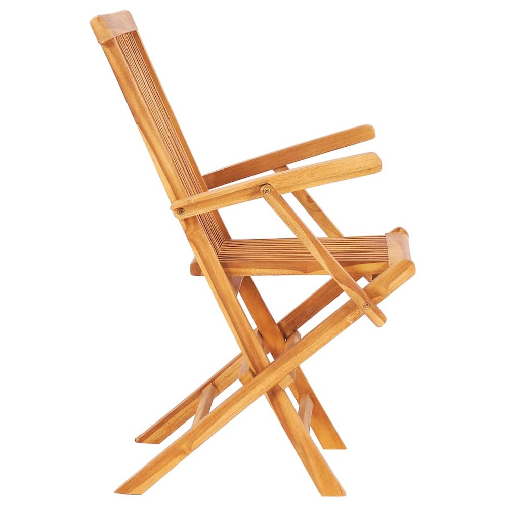 Garden Table And Chair Natural Teak. Picture 9