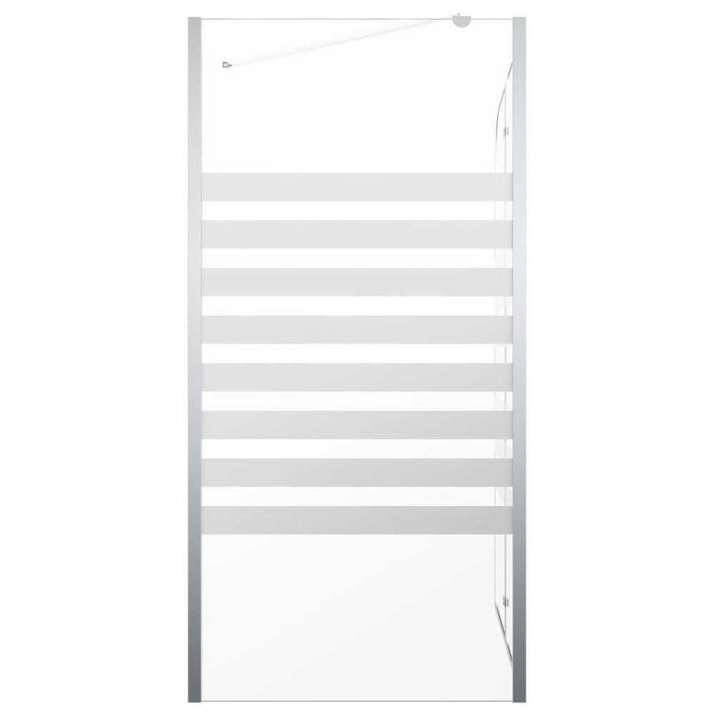 vidaXL Bath Enclosure 47.2"x26.8"x51.2" Tempered Glass Stripe. Picture 5
