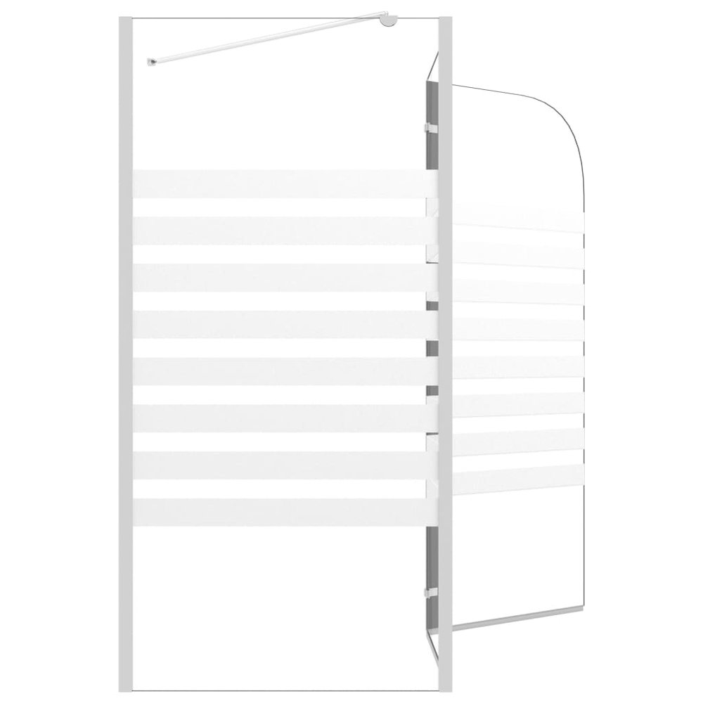 vidaXL Bath Enclosure 47.2"x26.8"x51.2" Tempered Glass Stripe. Picture 10