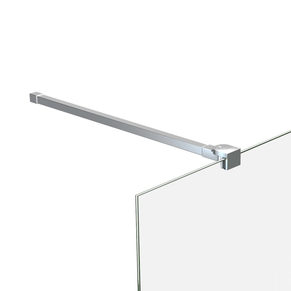 vidaXL Support Arm for Bath Enclosure Stainless Steel 27.6"-47.2". Picture 6