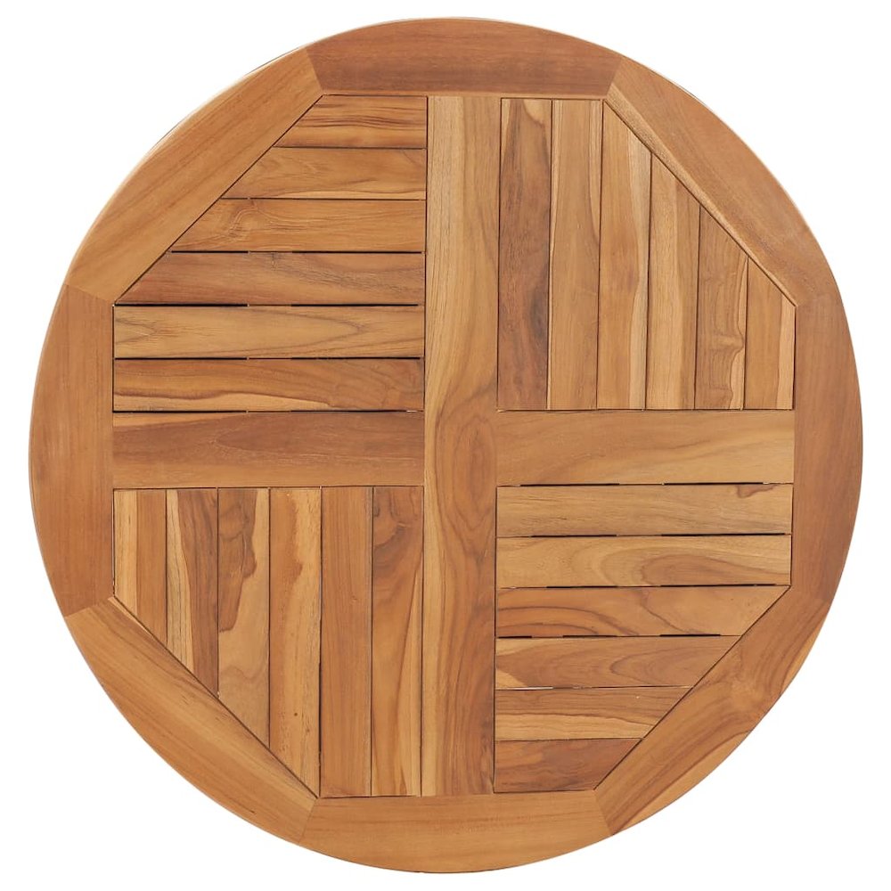 Tabletop Teak Solid teak wood Diameter 31.5 in, Thickness 1.0 in. Picture 1