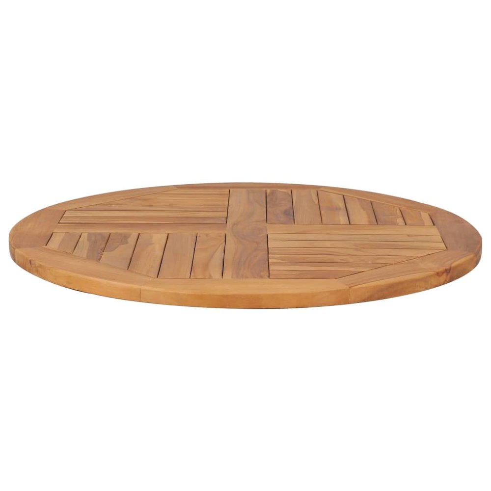 Tabletop Teak Solid teak wood Diameter 31.5 in, Thickness 1.0 in. Picture 2
